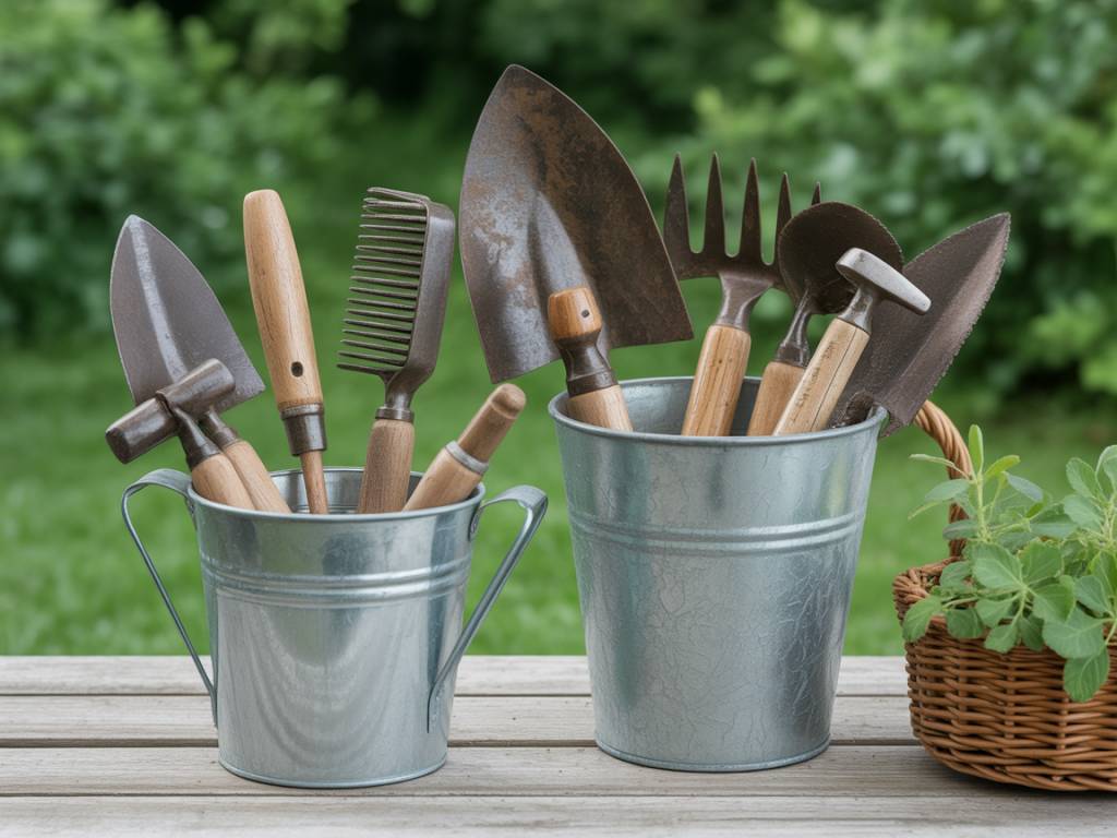 Comment recycler vos vieux outils de jardin en objets déco originaux