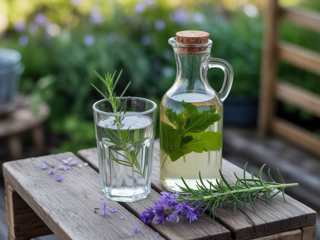 Recette : eaux aromatisées et sirops magiques aux herbes du jardin pour l’été